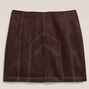 Anna Sui Dark Brown Mini Skirt